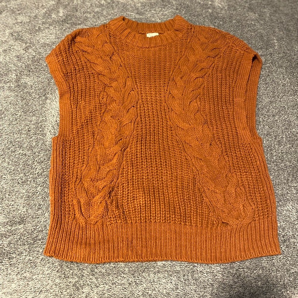 Orange sweater vest - Target